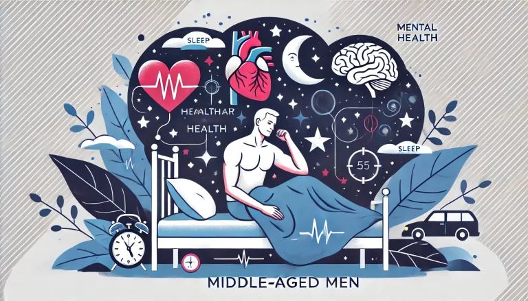 중년 남성의 수면과 건강의 상관관계 특성이미지