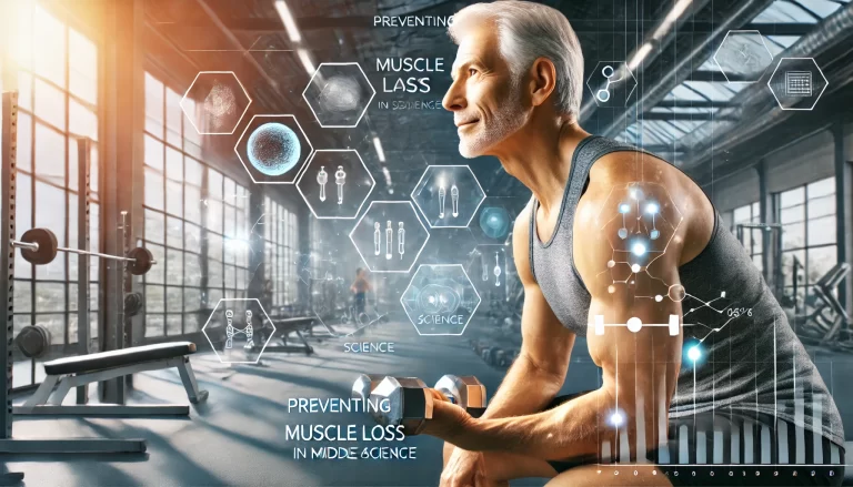 중년의 근육량 감소 특성이미지