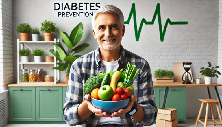 중년 남성의 당뇨 예방 특성이미지