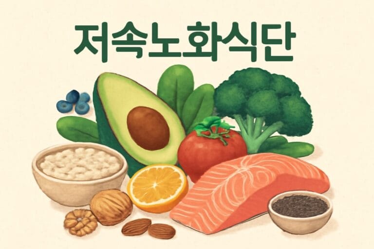 저속노화식단: 과학으로 증명된 건강한 노화 방정식